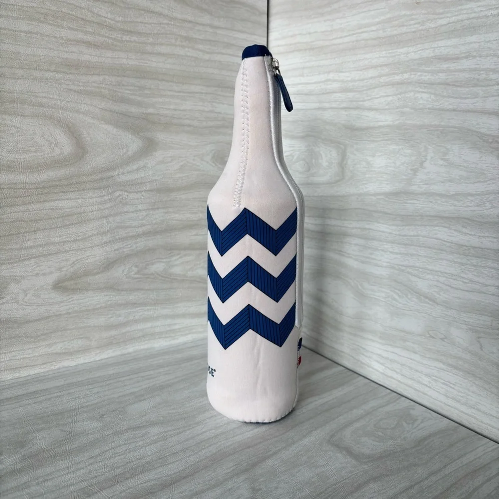 Grey Goose Vodka Insulated Bottle Cover Zip Up Neoprene Koozie Sleeve 750ml